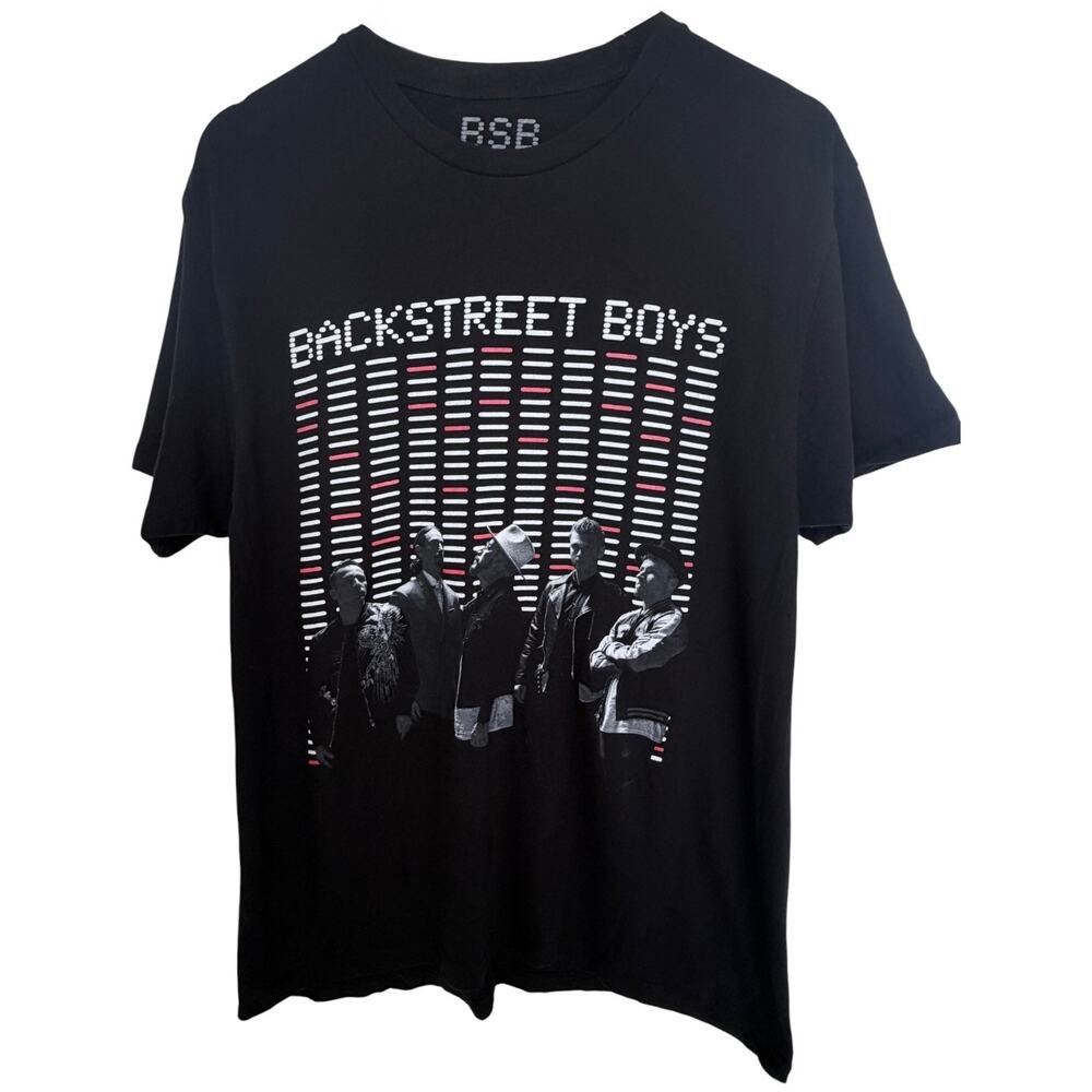 Backstreet Boys Band T Shirt Mens Large Black BSB 2022 Graphic Concert Tee